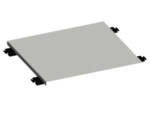 Demi-socle méla Gris Bois Europe – sans cadre – 54 x 43 x 2