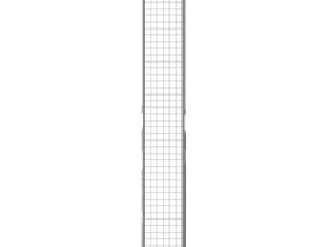 Grille de 33.9 x 243 cm – Maille 5×5 – Blanc
