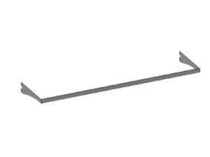 Barre de charge penderie 120 cm – noir
