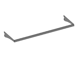 Barre de charge penderie 87,8 cm – noir