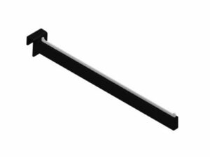 Bras droit – 400 x 40 x H45 mm – Métal RAL 9005 Noir (Minimum de commande : 20 pièces)